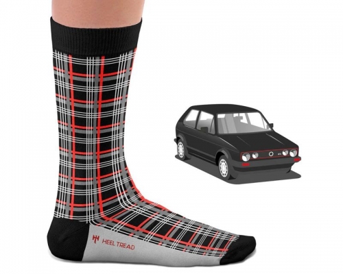 Socken im Design "GTI MK1" - Grau